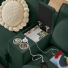 120" Modular Corduroy U-Shaped Sectional Sofa Bed with Storage, 4-Seater, Cup Holders & Chaise Footrest - 2 of 4
