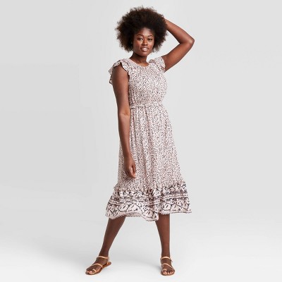 target flutter sleeve dress