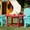 WestinTrends Malibu Kids Outdoor Patio Furniture HDPE 38" Wide Round Dining Table - 2 of 4