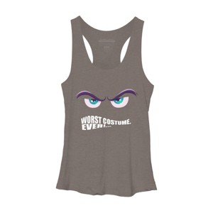 Women's Design By Humans Worst Costume Ever (Halloween) By Editive Racerback Tank Top - 1 of 3