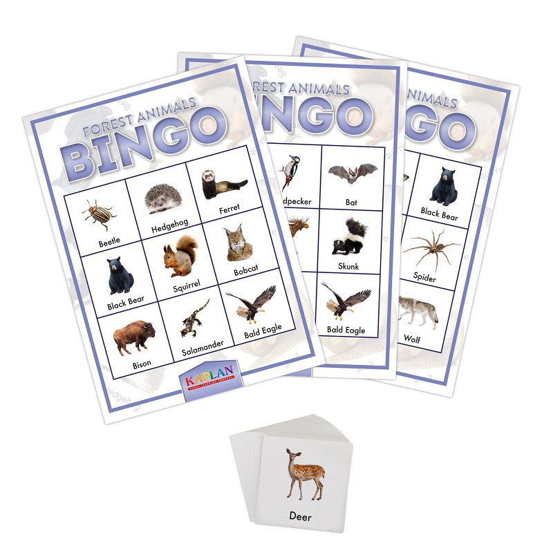 Kaplan Early Learning Forest Animals Bingo Learning Game, 2 of 4