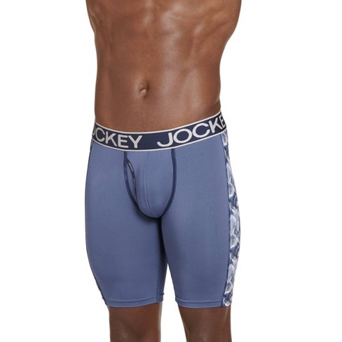 Jockey Men's Sport Stretch Tech Performance 10 Midway Brief S Wild Wind  Blue : Target