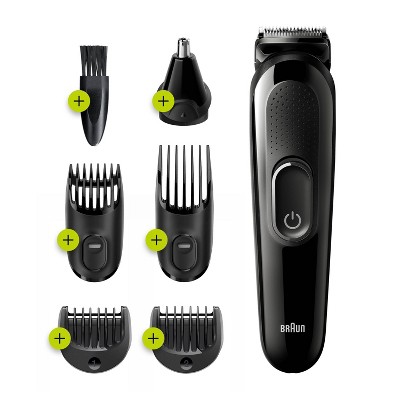 braun 6 in 1 beard trimmer and hair clipper kit