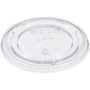 DART 626TS Clear Straw‑Slot Lid for 12–24 oz Cold Cups – Recyclable PET Flat Lid, Fits TP/TD Series, Secure Seal, Bulk Case 1000 Ct - 1 of 4