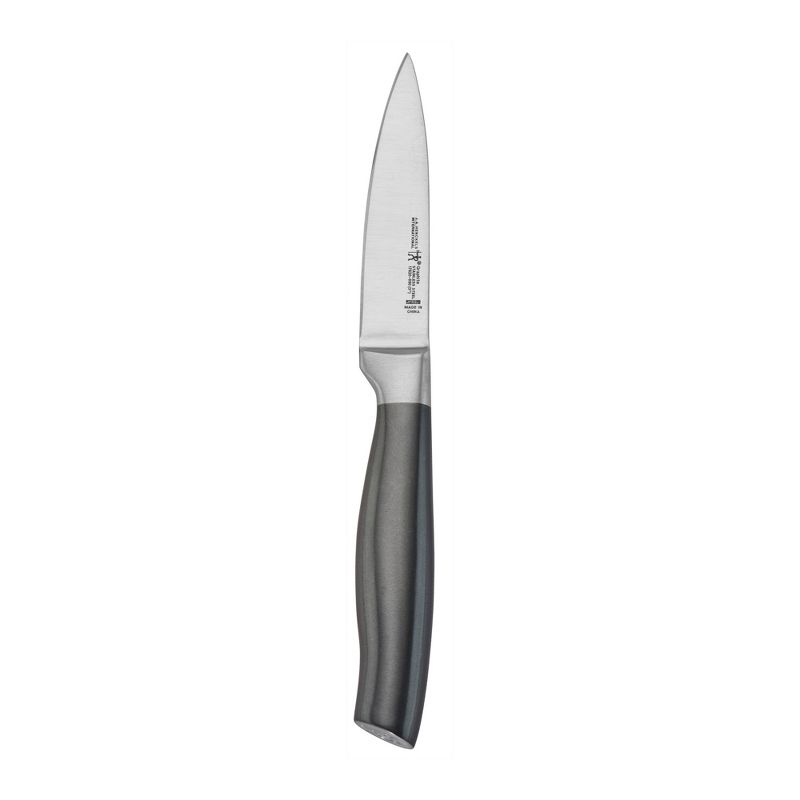 Henckels Graphite 13-pc Knife Set with Block, Kitchen Knife Sharpener, Chef Knife, Steak Knife, Black, Stainless Steel, 3 of 12