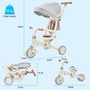 7 in 1 Baby Tricycle, Foldable Toddler Tricycle with Removable and Adjustable Parent Handle - 2 of 4