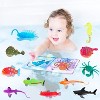 13-Pack Color-Changing Sea Creature Bath Toys, Mold-Free Set with Glow-in-the-Dark Features - 4 of 4