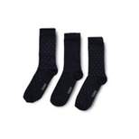 TORE Totally Recycled Men's Dot Crew Socks 3pk - Navy Blue 7-12