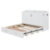 Whisen Modern Design Full Size Murphy Bed, Folded into a Cabinet with Drawer and USB Ports - 3 of 4