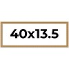PosterPalooza | Panoramic Refined Gold Picture Frame - UV Acrylic, Foam Board Backing, Hanging Hardware - 2 of 4