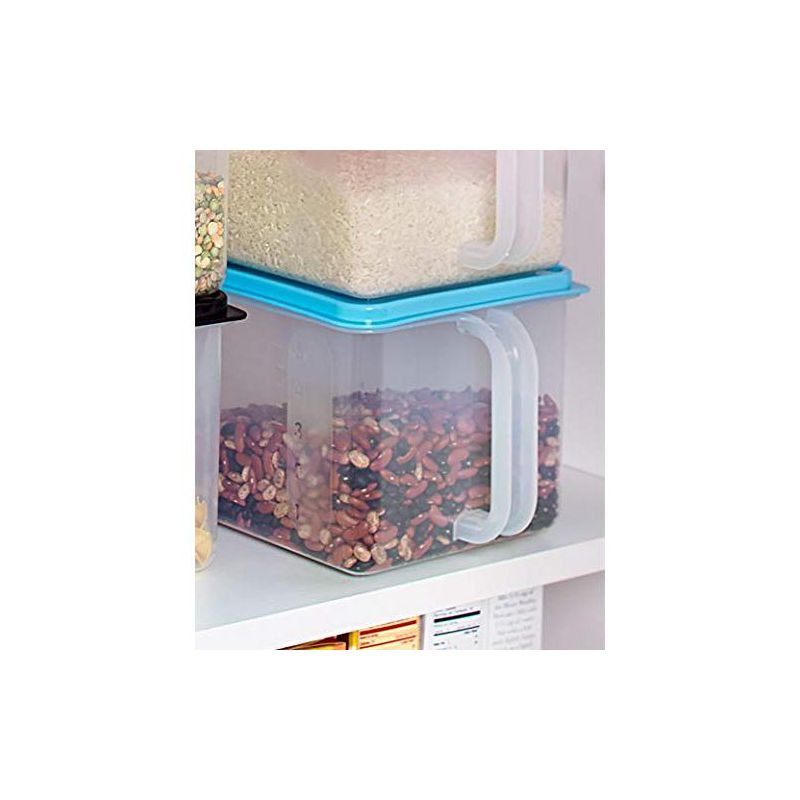 The Lakeside Collection Bulk Plastic Food Storage Bin with Carrying Handle and Lid, 3 of 5