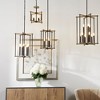 Quorum Lighting Silva 5 - Light Chandelier in  Noir/Weathered Oak - 3 of 4
