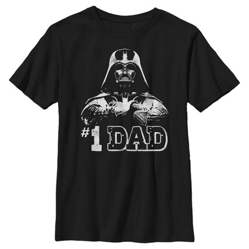Deudor Paine Gillic Desconexión Boy's Star Wars Darth Vader #1 Dad T-shirt : Target