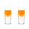 Viski Crystal Heavyweight Shot Glasses Set of 2 - Premium Crystal Clear Glass, Stylish Shot Glasses, Shot Glass Gift Set, 2 oz - 4 of 4