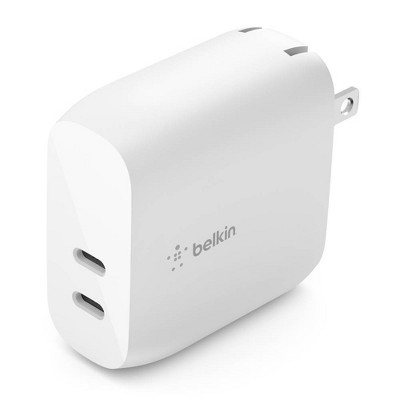 Belkin Boost Charge (20W) Dual USB-C with (40W) Stand Alone Wall Charger