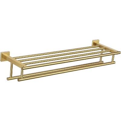 Mixxidea 28-Inch Stainless Steel Bathroom Towel Rack