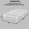 Home Imports Emporium 14" Foldable Metal Platform Bed Frame - Mattress Foundation - Box Spring Replacement - 2 of 4