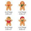 Big Dot of Happiness Gingerbread Christmas - DIY Shaped Gingerbread Man Holiday Party Cut-Outs - 24 Count - 2 of 4