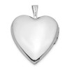 Black Bow Jewelry 14k White Gold 20mm Mom Heart Locket - 3 of 4
