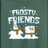 Women's - SpongeBob SquarePants - Frosty Friends Lightweight French Terry Wide Neck Long Sleeve Shirt - 2 of 4