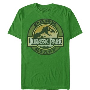 Men's Jurassic Park The Park Staff Badge, With T-Rex T-Shirt - 1 of 4