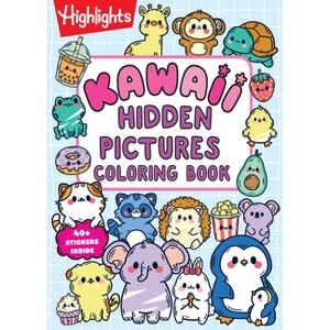 Kawaii Hidden Pictures Coloring Book - (Highlights Hidden Pictures Coloring Books) (Paperback) - 1 of 1