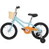 Hykolity Kids Bike Boy Girl Bicycle 16 inch for Children Age 4-7 Years Old Height 41-53 in Child Sport Bike includes Training Wheel Basket Aqua Blue - 2 of 4