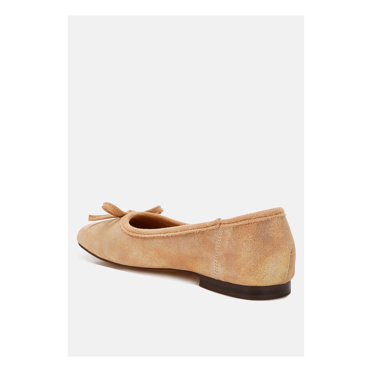 Обувь Rag & Co Womens Rubyrose Suede Bow Embellished Ballerinas 6 — фото 4