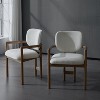 NicBex  Set of 2 Modern Dining Chairs with Rubber Wood Frame and Backrest,Dinner Chairs for Kitchen,Living Room - 4 of 4