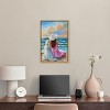 Art Remedy Girl and Her Best Friend Colorful Coastal Wall Art Framed - 2 of 4