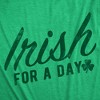 Womens Funny T Shirts Green For A Day Sarcastic St Patricks Day Novelty Tee For Ladies - Crazy Dog Women's T Shirt - 2 of 4