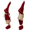 Northlight Set of 2 Boy and Girl Hanging Doll Christmas Ornaments 8" - 4 of 4