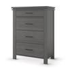 Child Craft Denman 4 Drawer Chest for Nursery or Bedroom, Plenty of Storage, Anti-Tip Kit Included to Prevent Tipping, Non-Toxic, Baby Safe Finish - 4 of 4