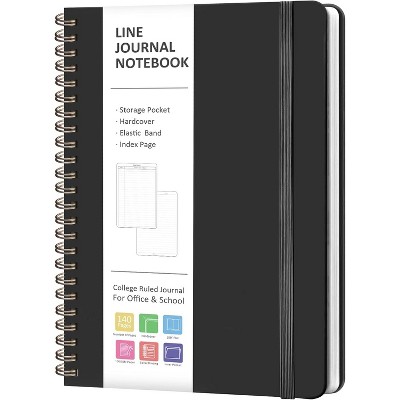 Journaling Notebooks, Lined Spiral Journal Notebook for Women & Men, 146 Pages College Ruled Hardcover Note Book for Work,A5(5.5''x8'')
