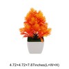 Unique Bargains Artificial Plants Square Pot Pine Tree Plastic 4.72"x4.72"x7.87" 1 Pcs - 3 of 4