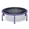 JumpSport 350 PRO Fitness Trampoline, Cardio Workout, No-Tip Arched Legs Home Gym Equipment with Adjustable Bungees & 60 Day Trial Video, 39", Purple - 2 of 4
