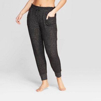 fruit of the loom men's poly waffle jogger sleep pant