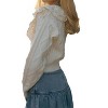 Women's Crochet Lace Sweater - MABLE - 3 of 4