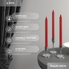 Taper Candles - Pack of 4, 10 inch, Unscented, Dinner & Table Candles - Slow Burning, Dripless & Smokeless - 2 of 4