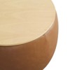 Modway Perla Round Vegan Leather Storage Ottoman - 4 of 4