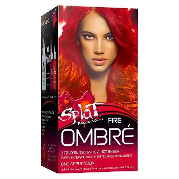 Splat Ombre Kit Semi Permanent Hair Color - Fire - 7.15 fl oz