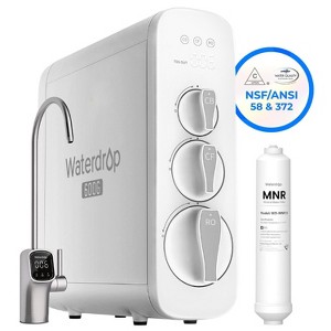 Waterdrop G3P600 Reverse Osmosis System, 8-Stage Tankless, 600 GPD, Smart LED Faucet Extra Remineralization Independent Filter - 1 of 4
