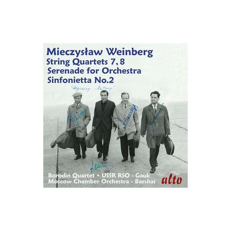 Borodin Quartet - Mieczyslaw Weinberg: String Quartets Nos. 7 & 8, Serenade Op. 47/4 (CD), 1 of 2