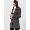 INSPIRE CHIC Women's Notched Lapel Single Breasted Outwear Fall coat - 3 of 4