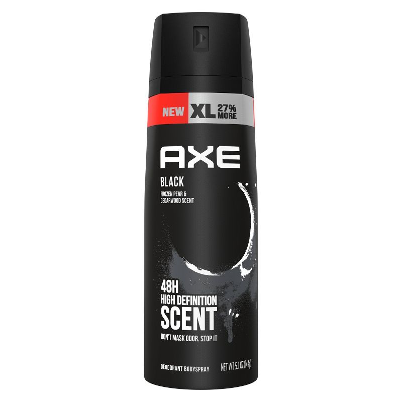 Axe Black Deodorant Body Spray - Floral/Woodsy/Fresh/Fruity/Cedar Scent - 5.1oz, 3 of 7