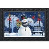 Briarwood Lane Doormat 30x18 Indoor Outdoor Snowman Holiday Cheer Christmas For Christmas Doormat - 2 of 4