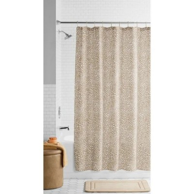 LunaLulinlk Abstract Leopard Fabric Shower Curtain