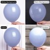 PartyWoo Balloons Dusty Blue Purple Periwinkle Lavender 12 Inch 50 pcs - 2 of 4