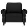 vidaXL Sofa Chair Black 23.6 in. Velvet - 3 of 4