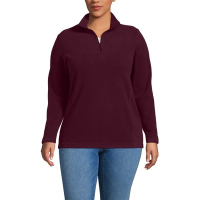 Lands' End Women's Anyweather Fleece Quarter Zip Pullover